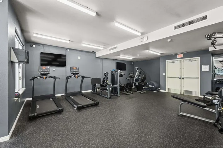 Enjoy a well-equipped fitness center.