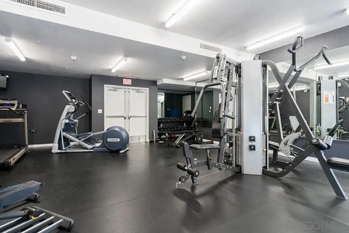Fitness is only an elevator ride away.