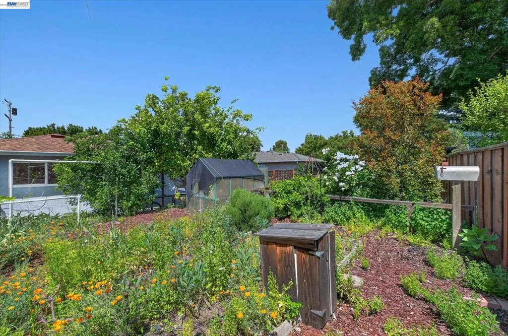 Irrigated garden area