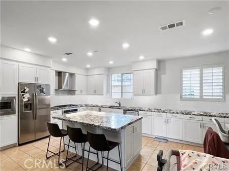 Large open space for meals and entertaining.