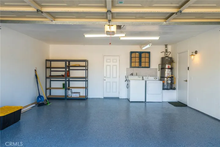 Epoxy garage flooring.