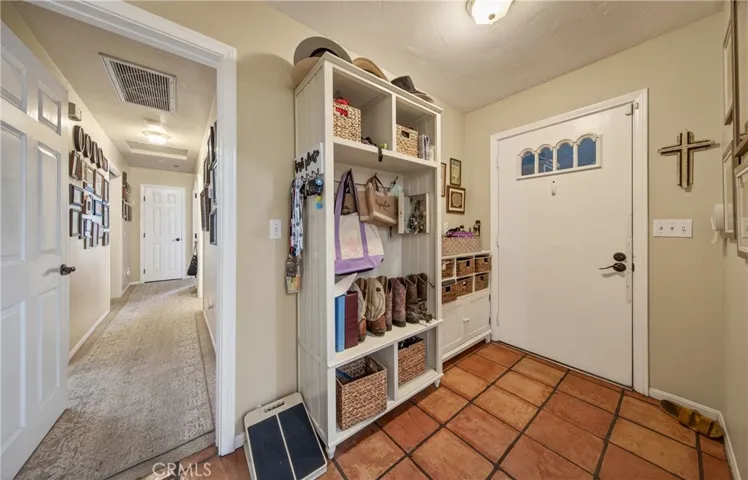 Back/garage entry