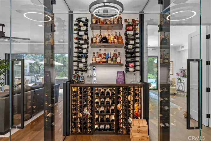 Temperature controlled bar/wine room