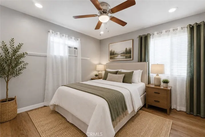 Bedroom virtual staging.