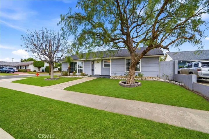 Nicely maintained exterior with refreshed front landscaping.