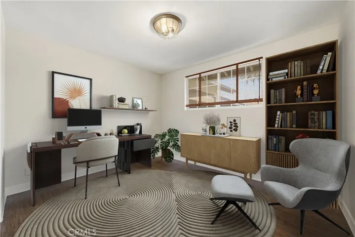 Secondary bedroom AFTER virtual staging.