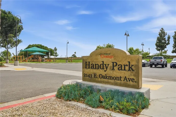 Handy Park offers nearby outdoor space and neighborhood recreation.