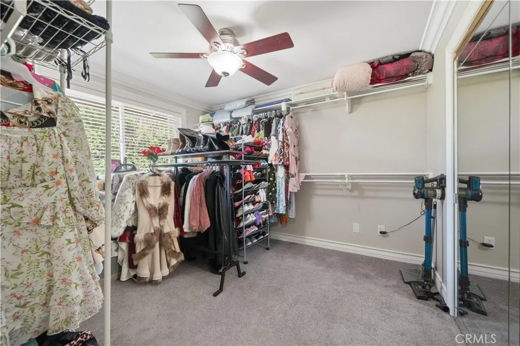 Second Floor Guest bedroom, currently used as a second closet