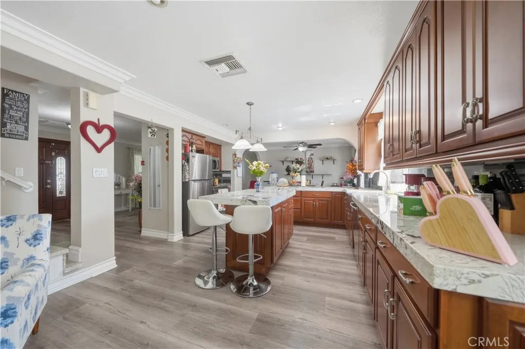 Huge kitchen with ample storage and plenty of counter space