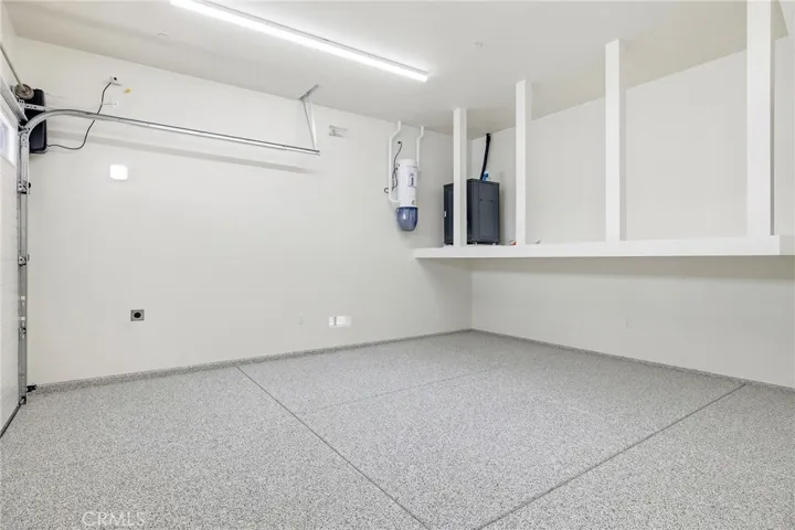 Stunning epoxy flooring in garage