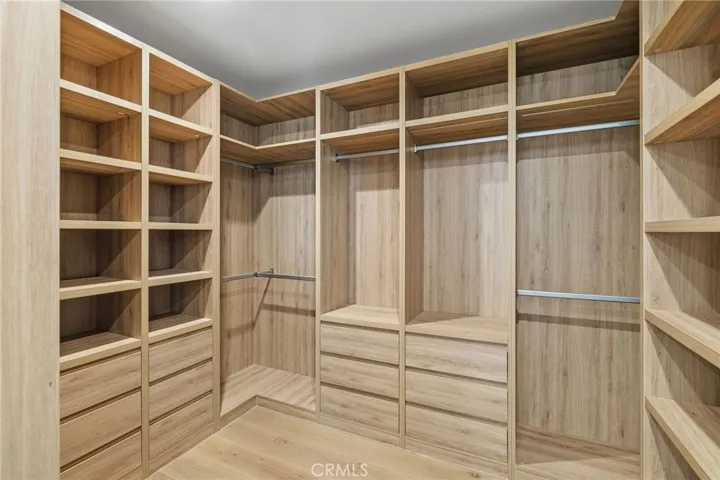Primary massive walk in closet
