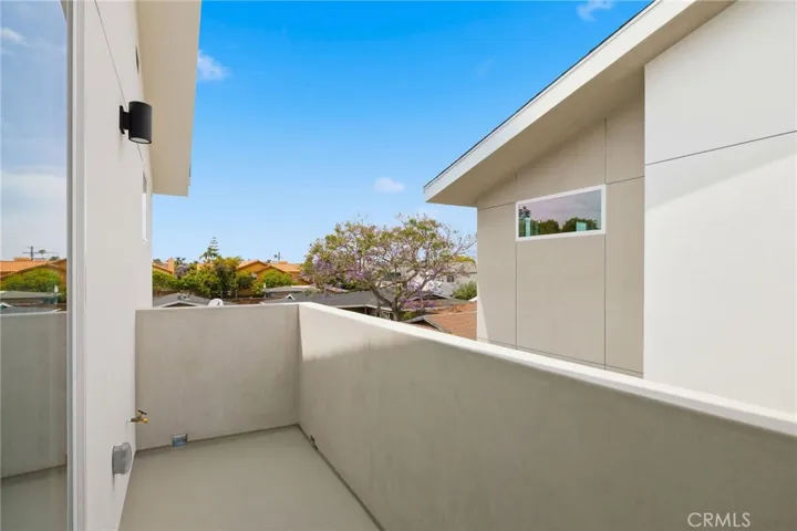 Large balcony off primary suite