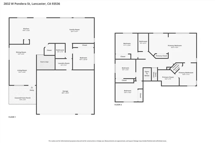 2832 W Pondera Street, Lancaster, California 93536