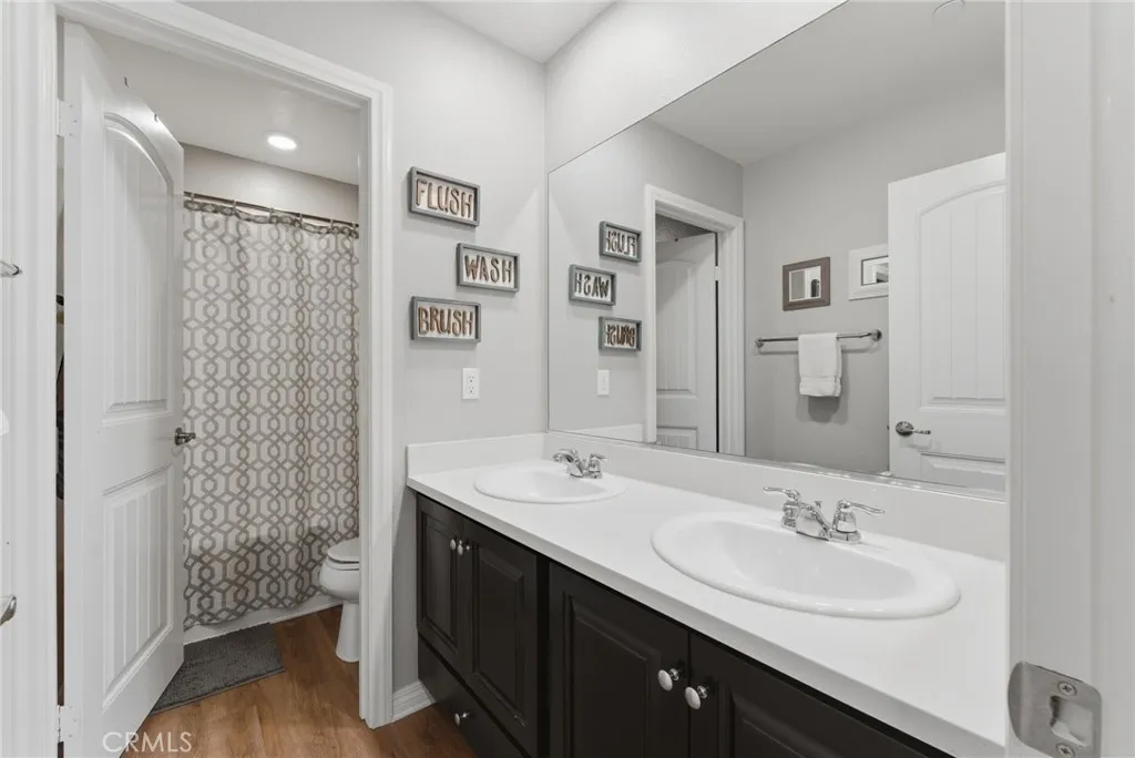 Hallway bathroom