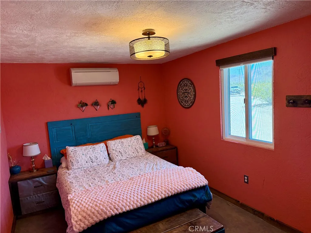 Two bedrooms within independent, mini split heating and cooling system systems