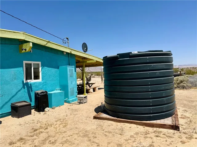 2000 gallons of water storage. The property is on hauled water.