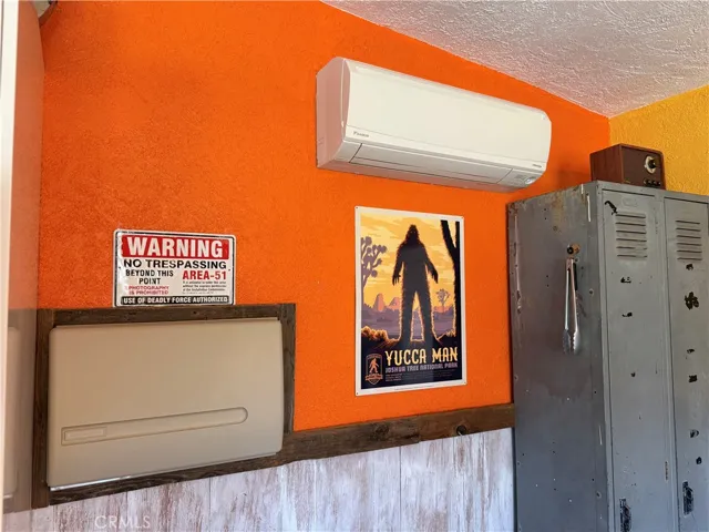 This home has both mini splits and evaporative cooling
