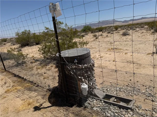 The property has a game feeder on a camera to enjoy the desert creatures