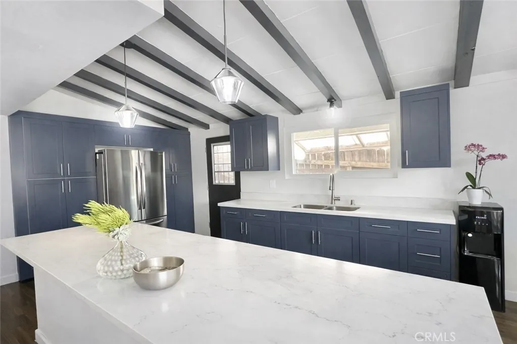 Large kitchen countertop