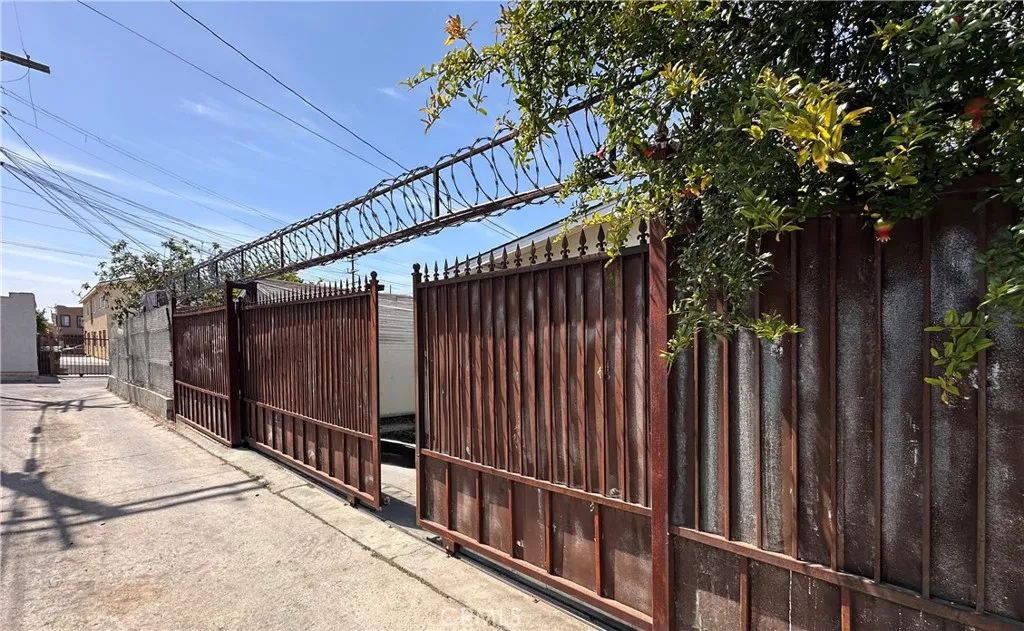 Back Alley entry gate