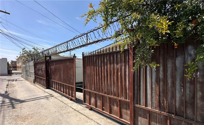 Back Alley entry gate
