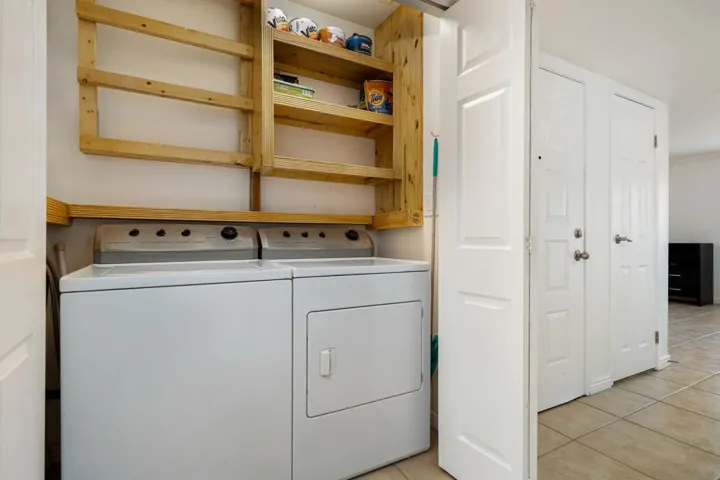 Laundry in Hallway