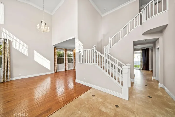 Two Story Ceilings in Living Room