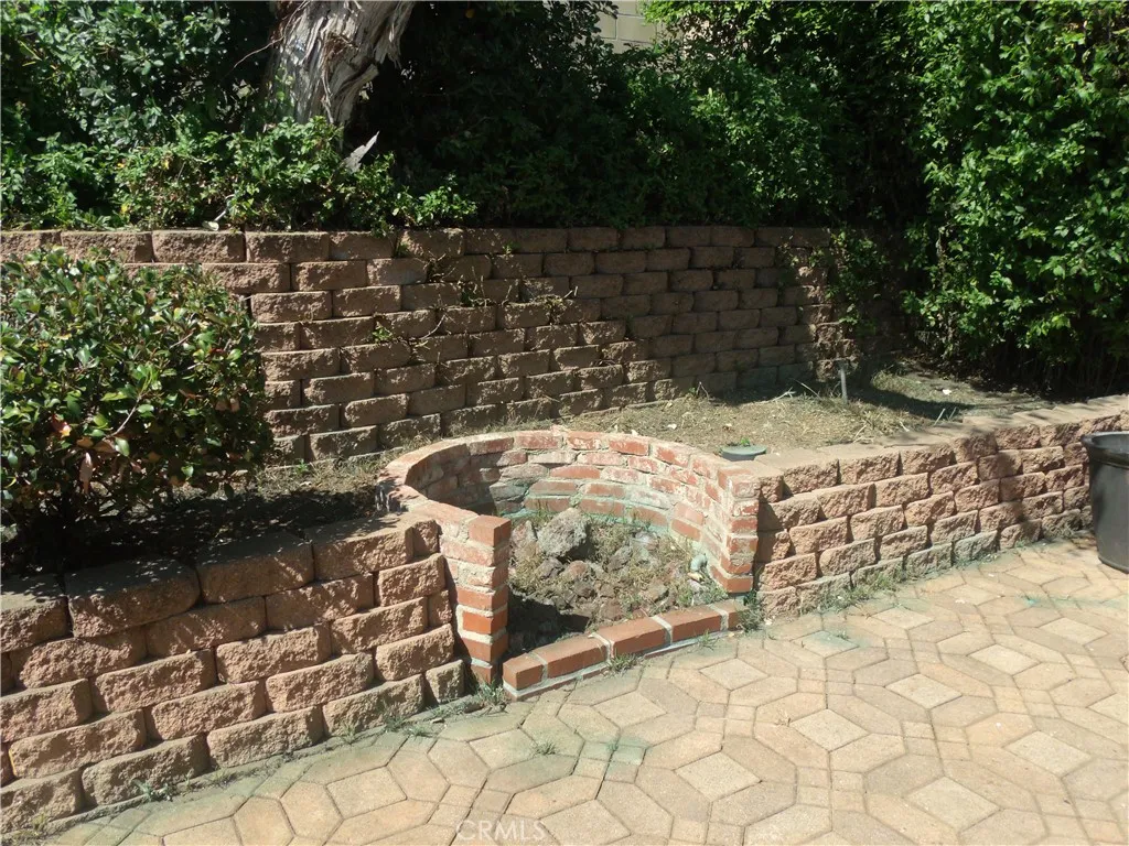 Built In Firepit
