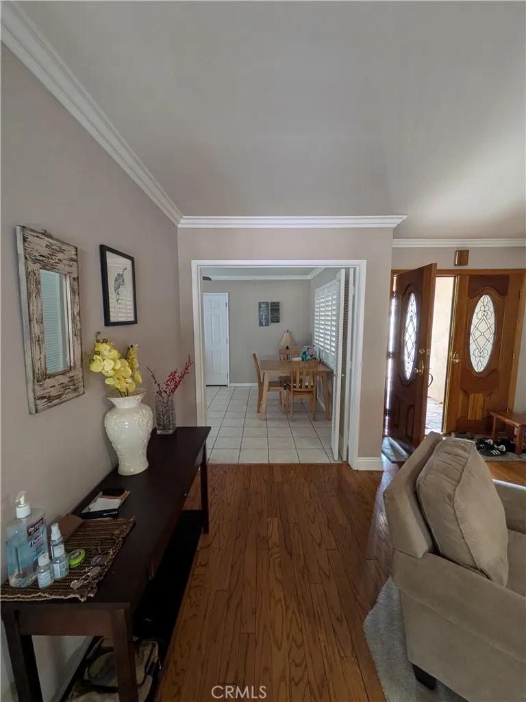 Entry area and Kitchen Dining