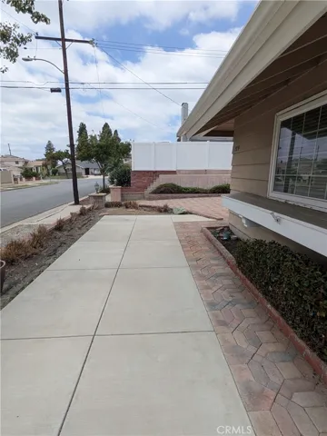 Paved Front Area