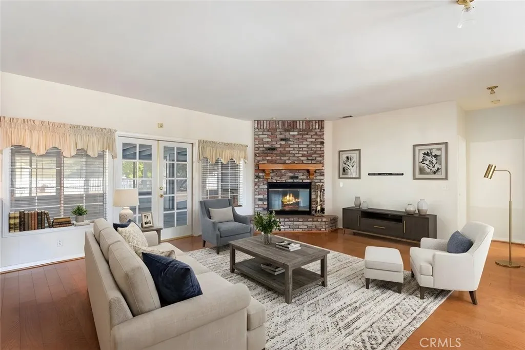 family Room, virtually staged
