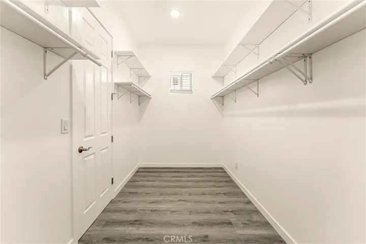 large walk in closet