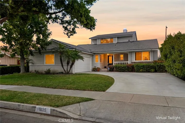 1835 W. Chateau with virtual twilight setting.