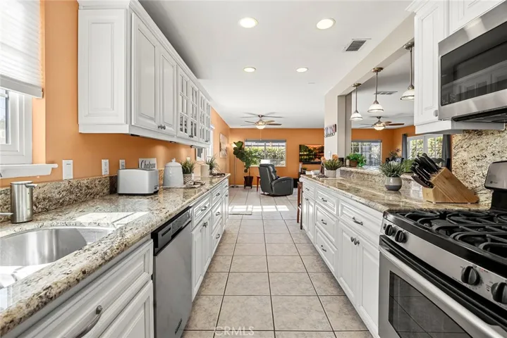 View from the other end of Kitchen toward the Family Room.
