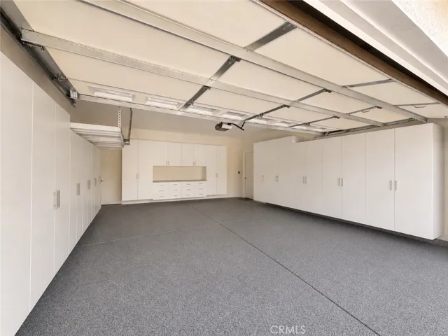 One (of two) double car garages. Other garage is currently used as gym and office