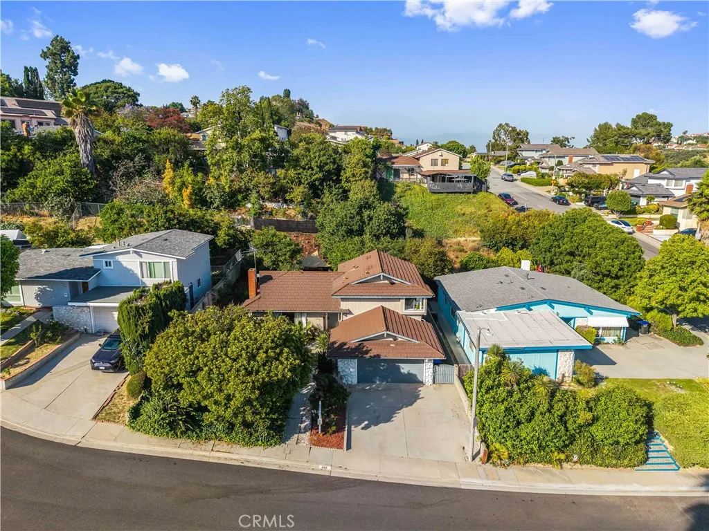 Front of home - Ariel View