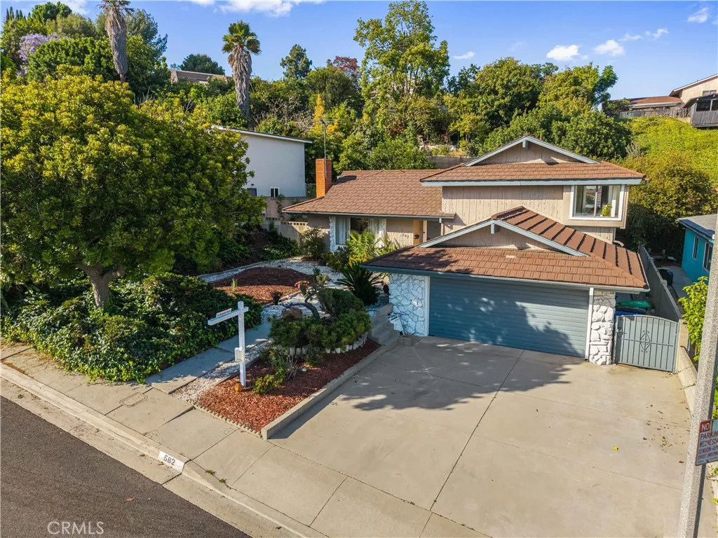 Front of home - Ariel View