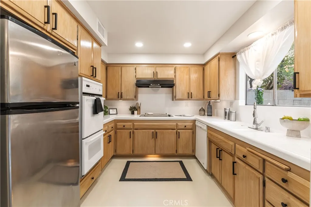 Twilight View of kitchen