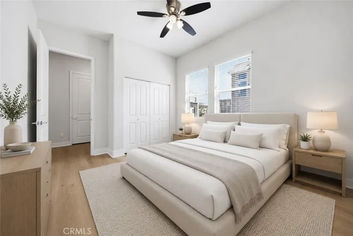 Virtually staged furniture Downstairs bedroom