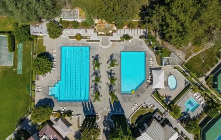 Ariel View of three Pools