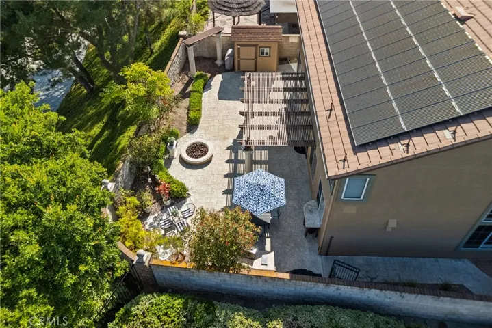 Ariel View of Backyard