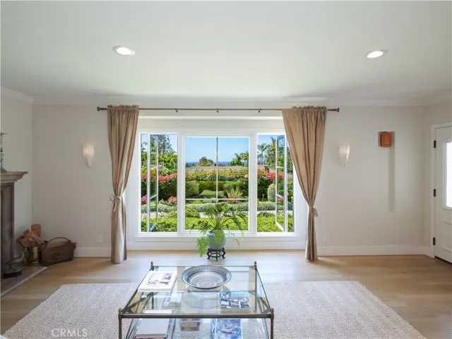 Living Room Ocean and Neighborhood view