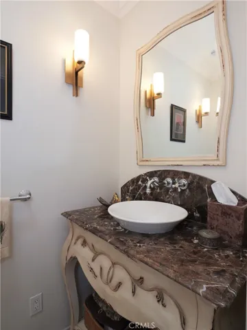 Powder Bathroom off hall way