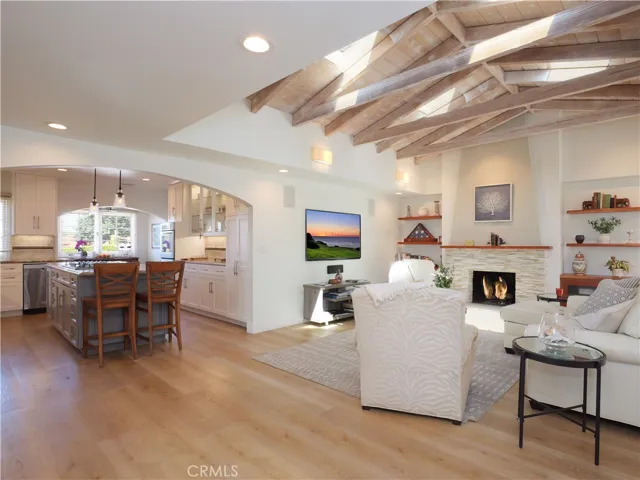 Family room and Kitchen