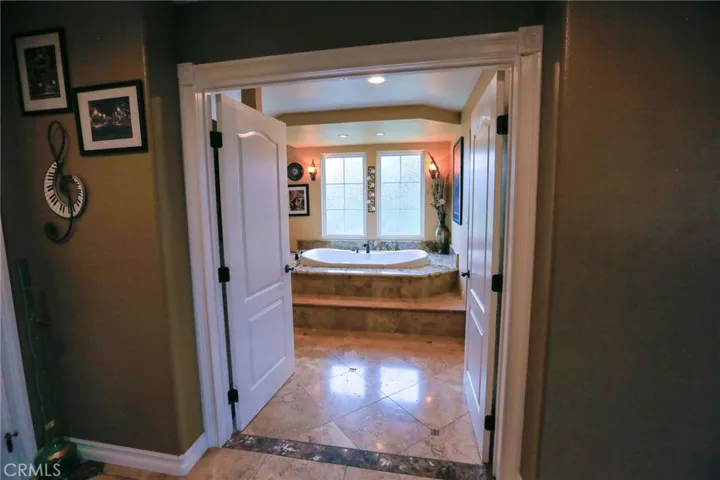Entrance to Master Bathroom with Double Doors