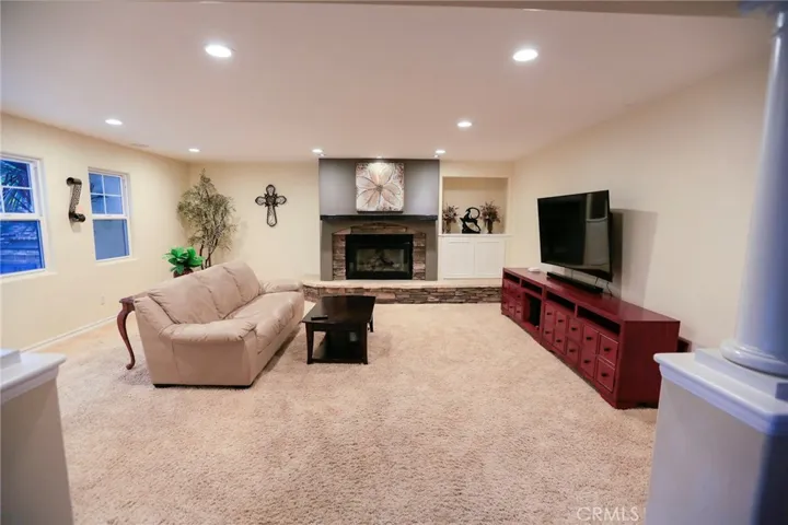 Closer look of the Family Room