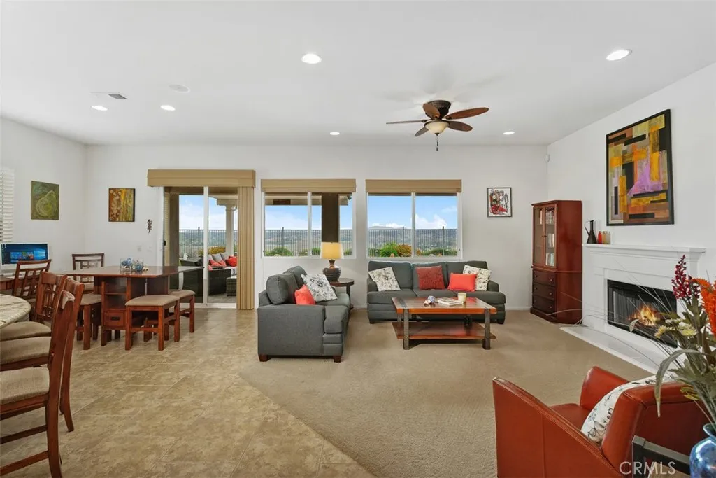 Spacious Family Room and Kitchen with a View!