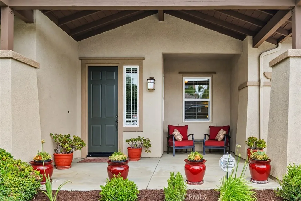 Warm and Inviting Entry.