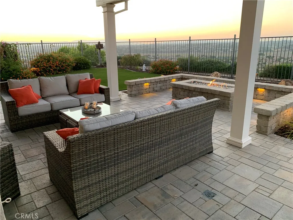 Plenty of room for seating or a dining table for dining Al Fresco!