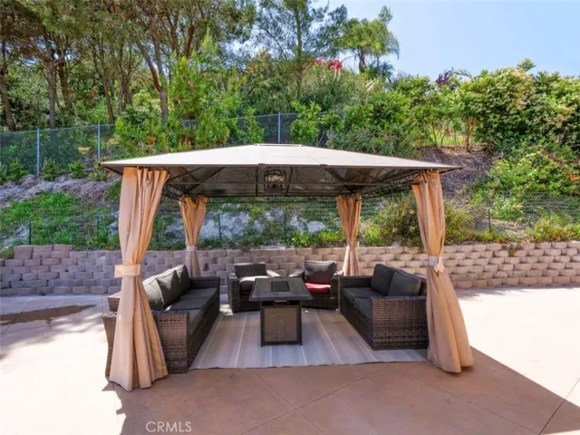 Upper Level Backyard with Gazebo